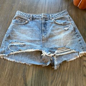 Jean shorts